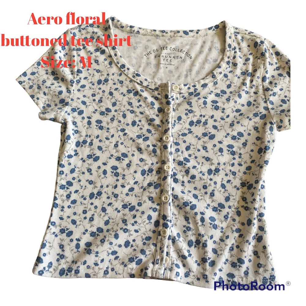 Aero buttoned tee